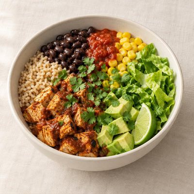 Chipotle chicken bowl