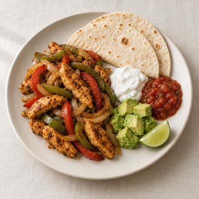 Chicken fajitas