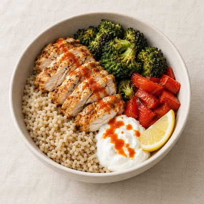 Chicken & rice bowl